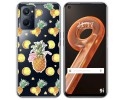 Funda Silicona Transparente para Realme 9i diseño Piña Dibujos