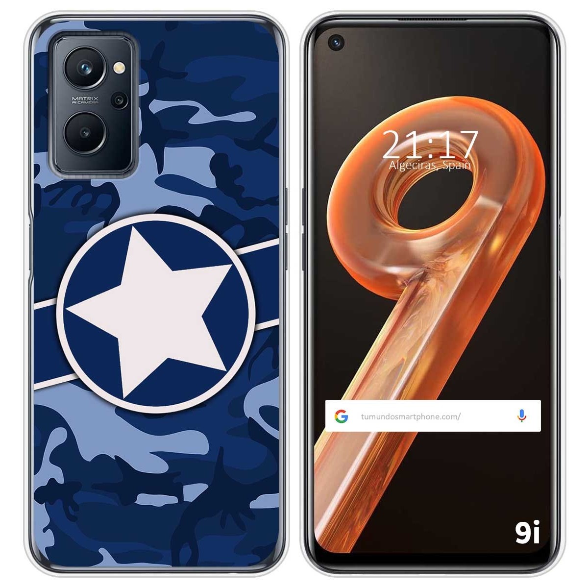 Funda Silicona para Realme 9i diseño Camuflaje 03 Dibujos