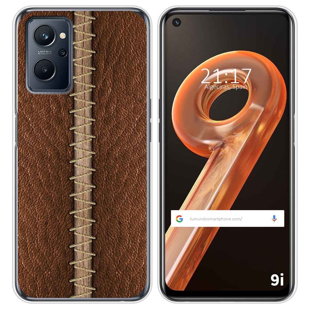 Funda Silicona para Realme 9i diseño Cuero 01 Dibujos