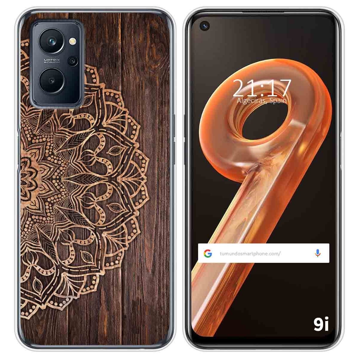 Funda Silicona para Realme 9i diseño Madera 06 Dibujos