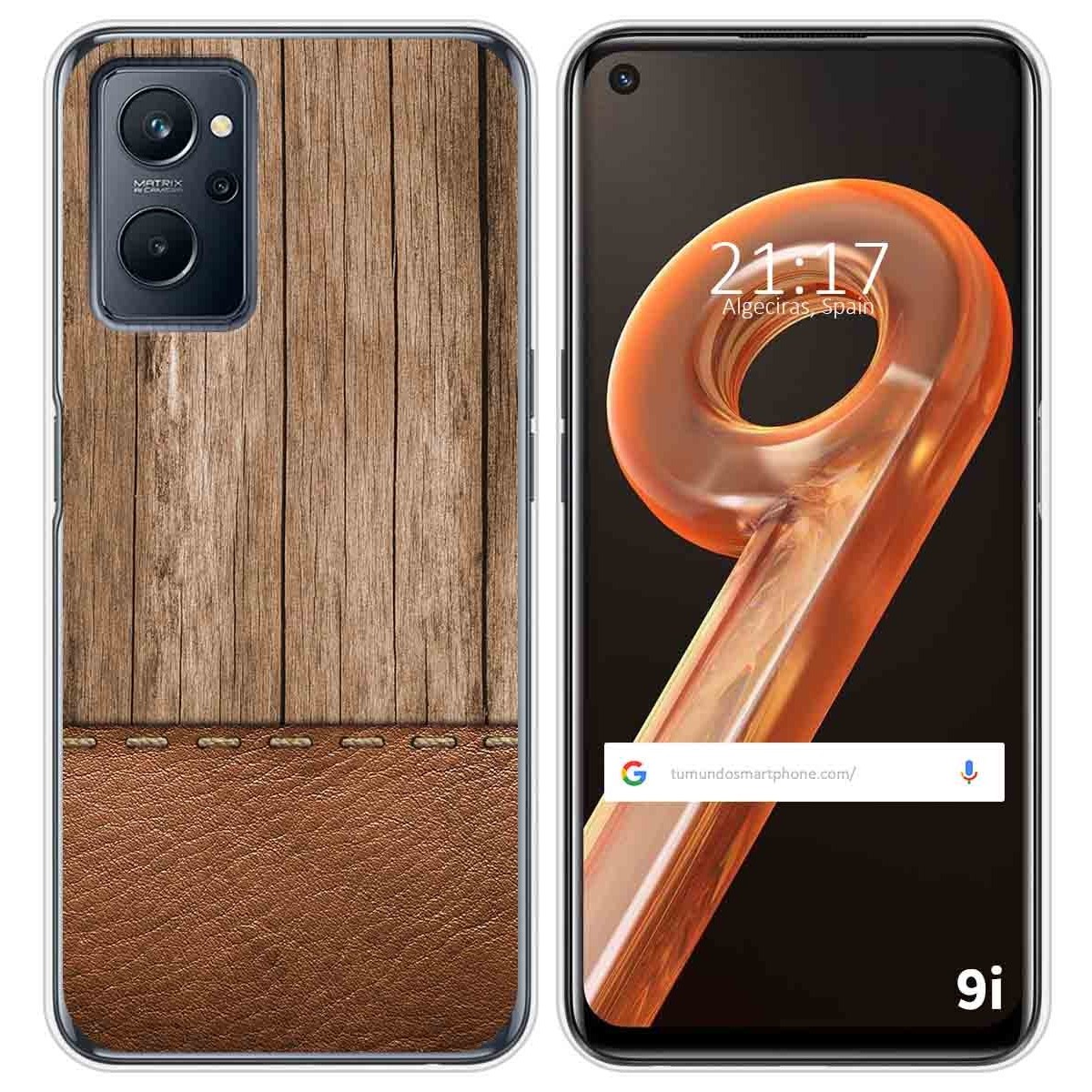 Funda Silicona para Realme 9i diseño Madera 09 Dibujos