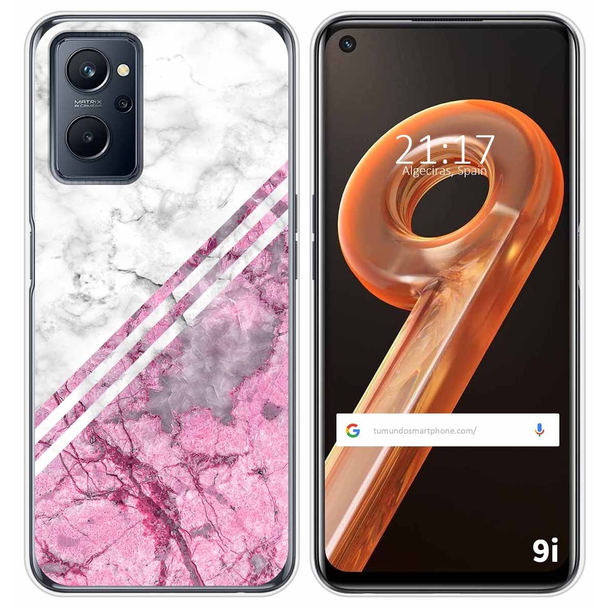 Funda Silicona para Realme 9i diseño Mármol 03 Dibujos