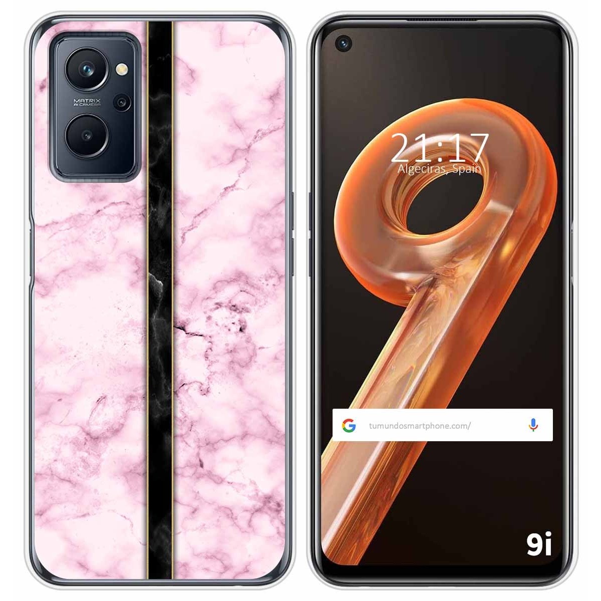 Funda Silicona para Realme 9i diseño Mármol 04 Dibujos