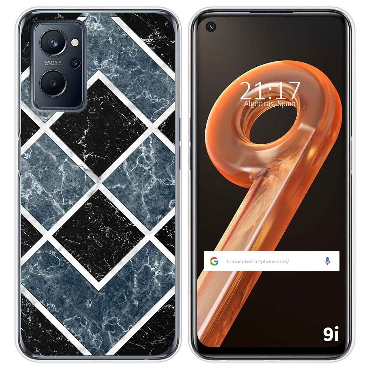 Funda Silicona para Realme 9i diseño Mármol 06 Dibujos