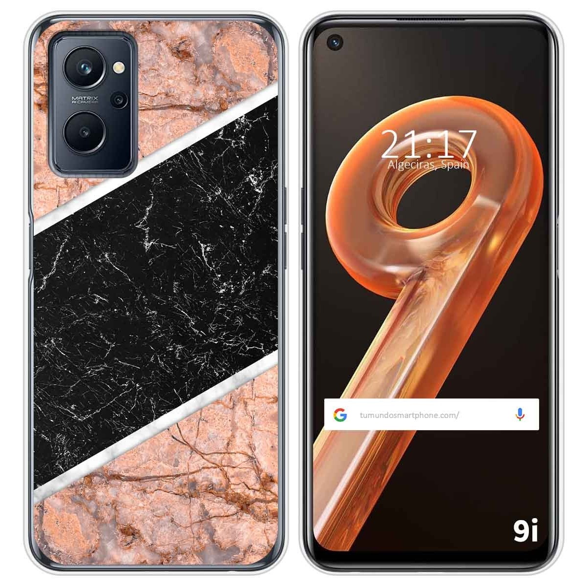 Funda Silicona para Realme 9i diseño Mármol 07 Dibujos