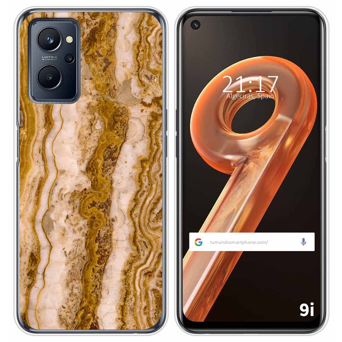 Funda Silicona para Realme 9i diseño Mármol 10 Dibujos