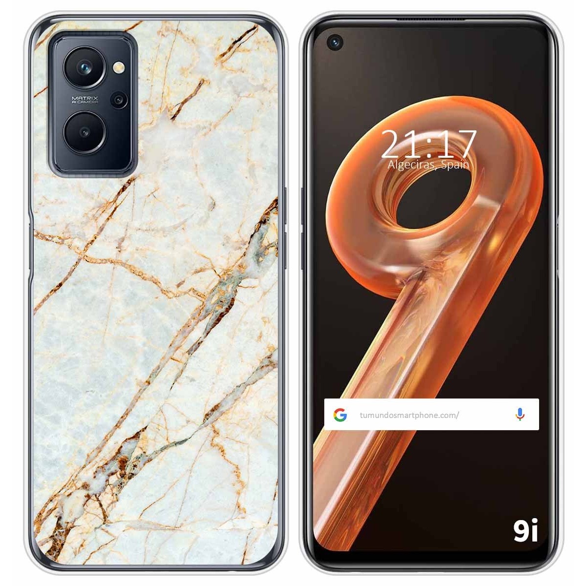 Funda Silicona para Realme 9i diseño Mármol 13 Dibujos