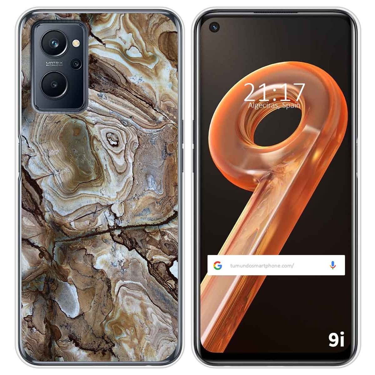 Funda Silicona para Realme 9i diseño Mármol 14 Dibujos