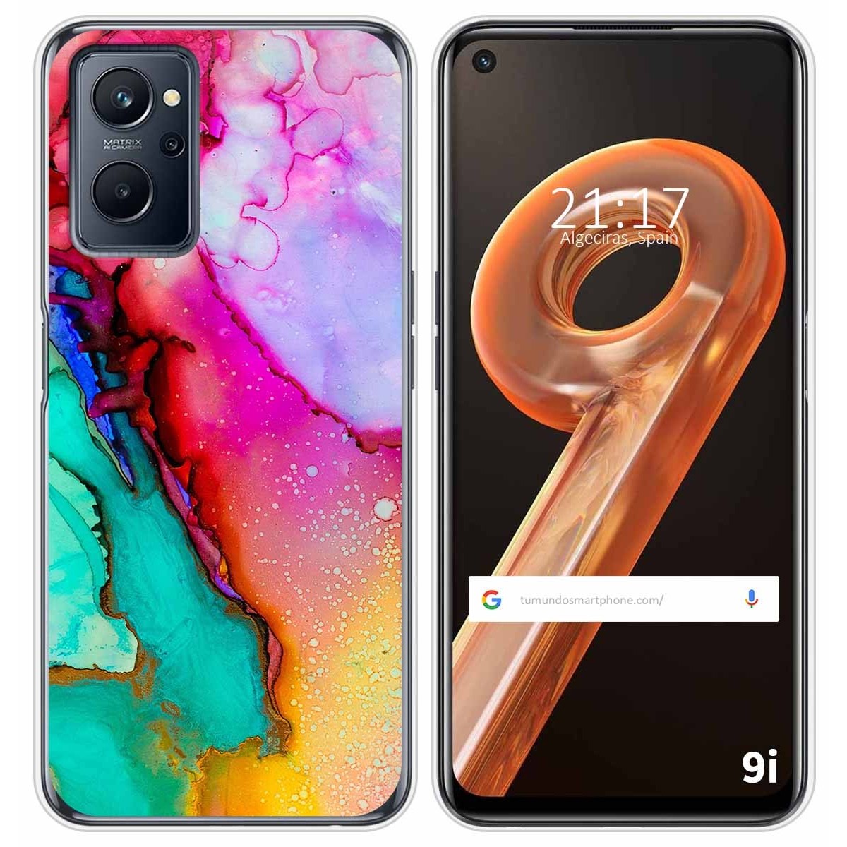 Funda Silicona para Realme 9i diseño Mármol 15 Dibujos