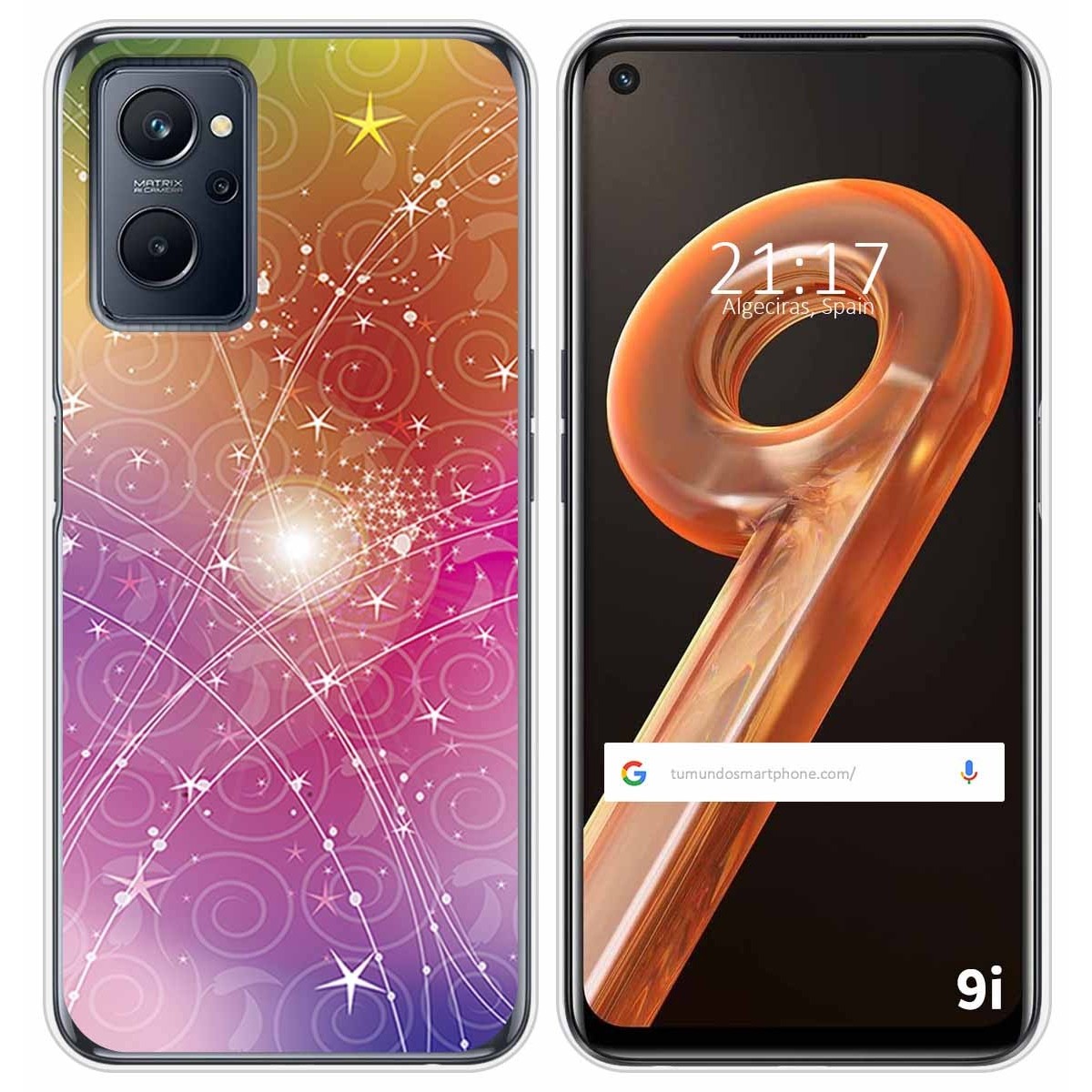 Funda Silicona para Realme 9i diseño Abstracto Dibujos
