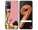 Funda Silicona para Realme 9i diseño Brochas Dibujos