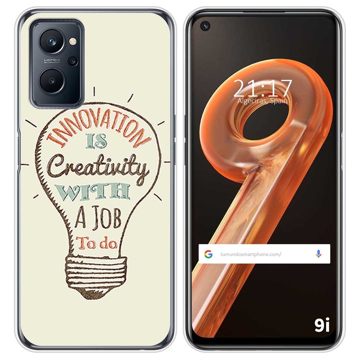 Funda Silicona para Realme 9i diseño Creativity Dibujos