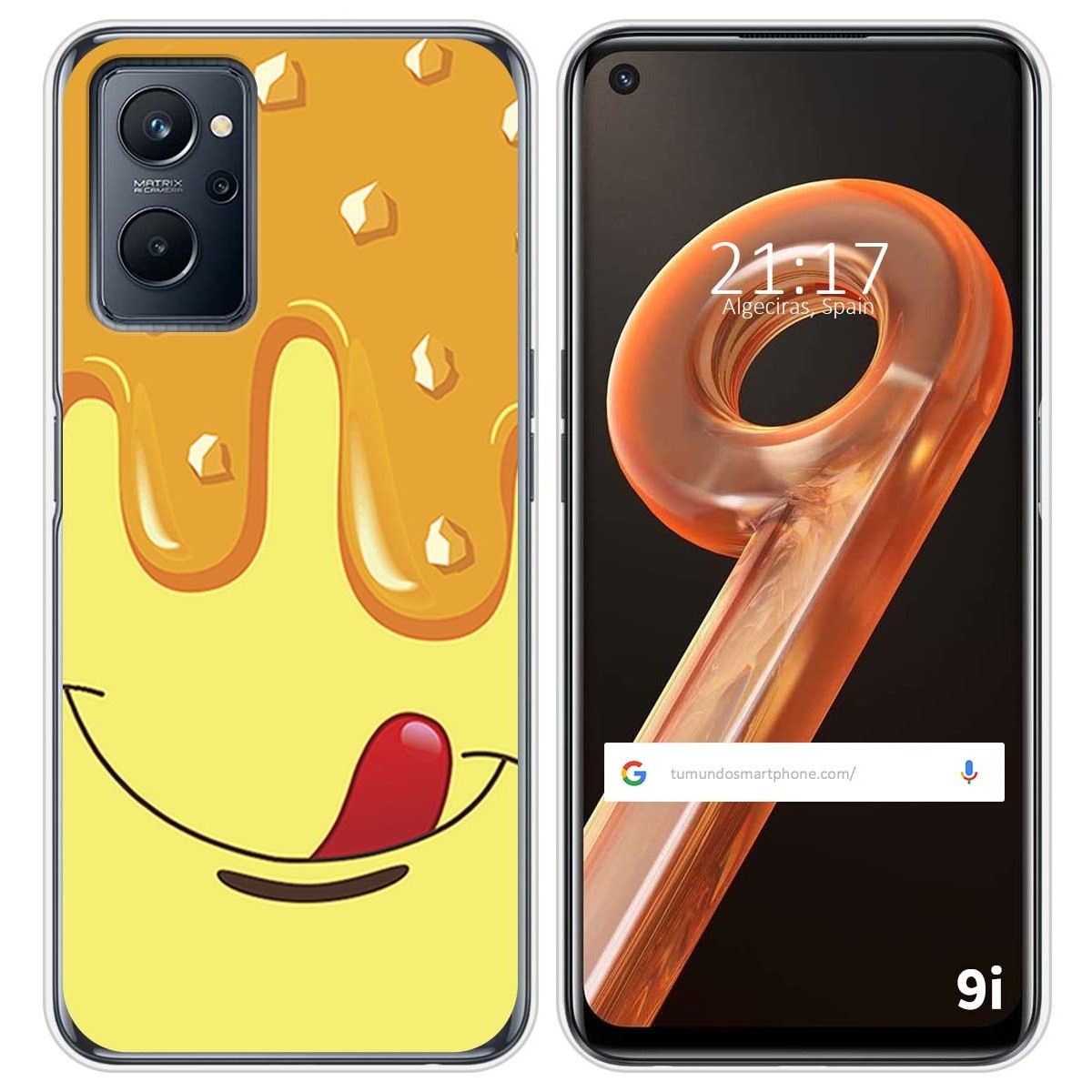 Funda Silicona para Realme 9i diseño Helado Vainilla Dibujos