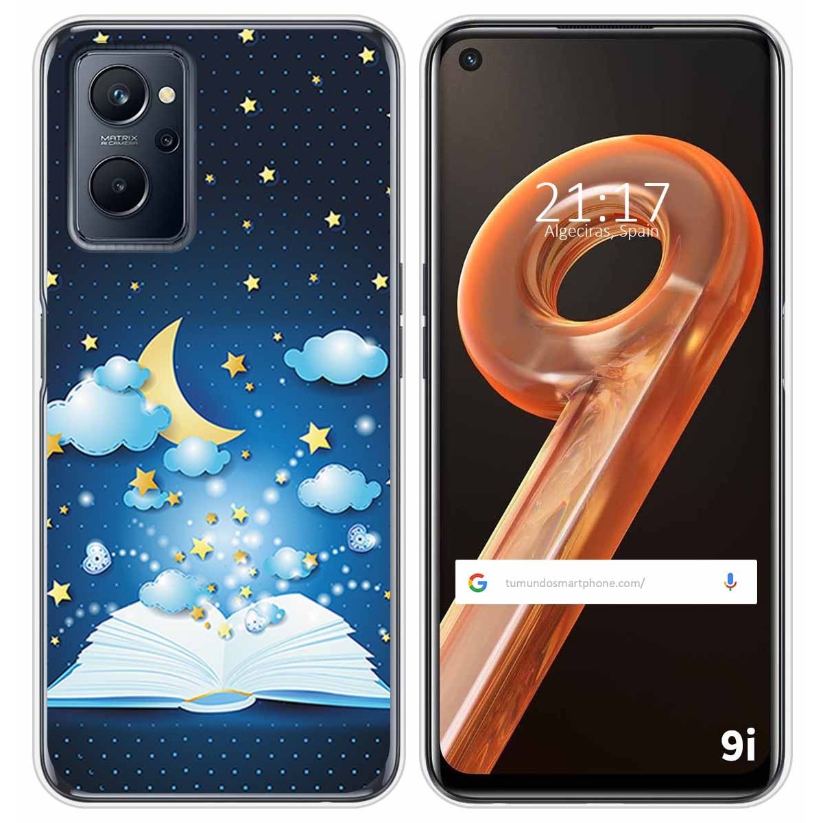 Funda Silicona para Realme 9i diseño Libro Cuentos Dibujos