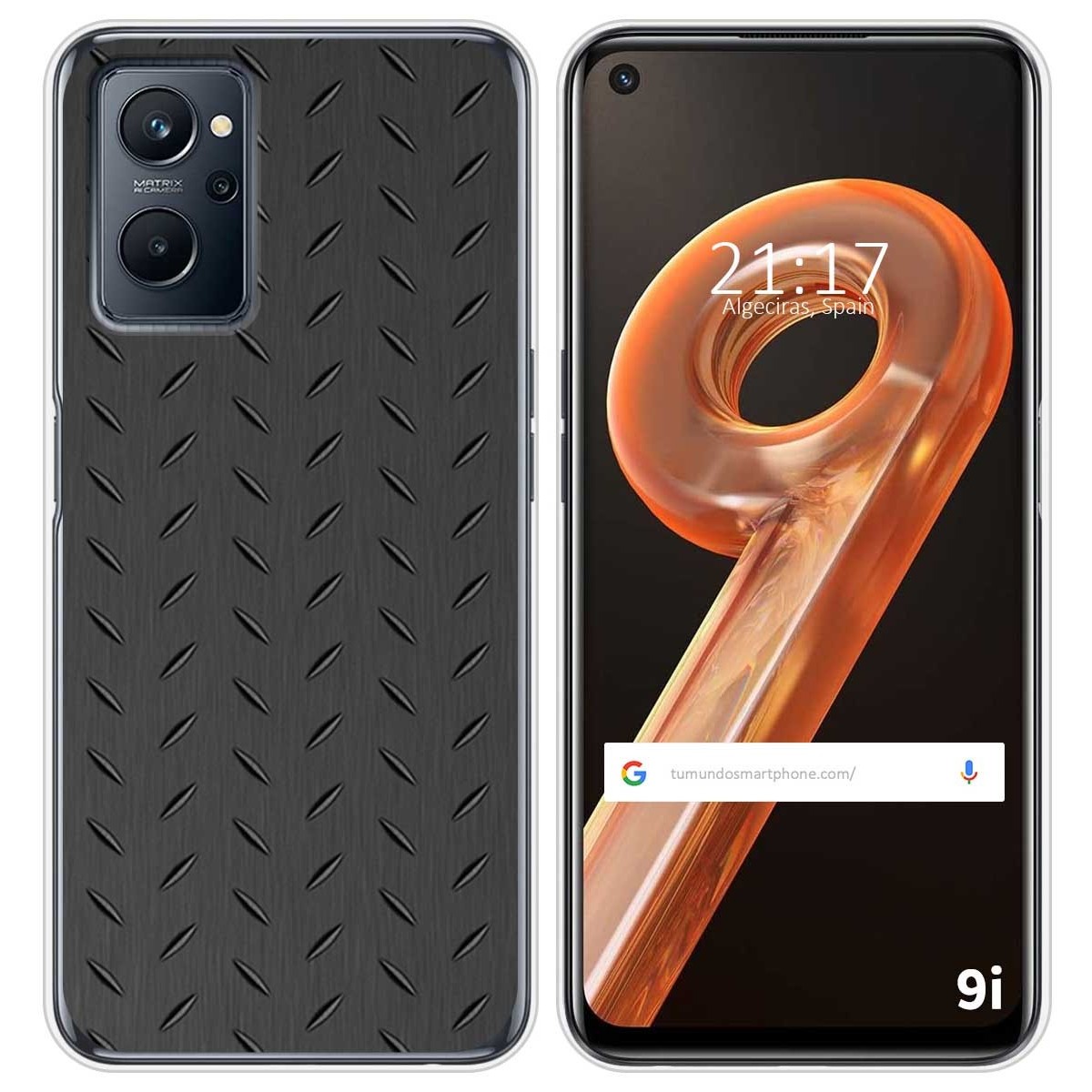 Funda Silicona para Realme 9i diseño Metal Dibujos