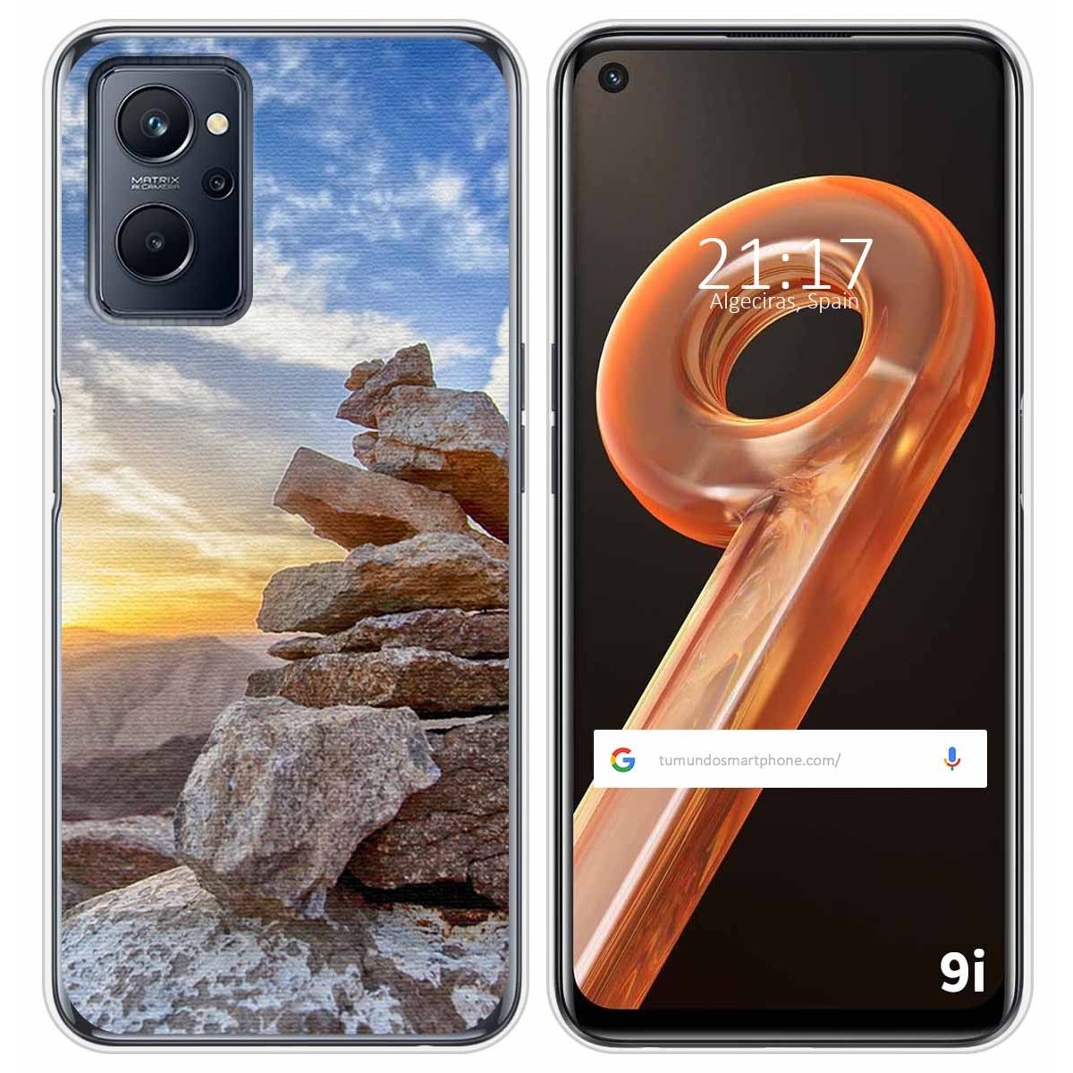 Funda Silicona para Realme 9i diseño Sunset Dibujos