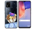 Funda Silicona Transparente para Vivo Y01 diseño Cabra Dibujos