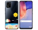 Funda Silicona Transparente para Vivo Y01 diseño Playa Dibujos