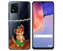 Funda Silicona Transparente para Vivo Y01 diseño Suricata Dibujos