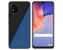 Funda Silicona para Vivo Y01 diseño Cuero 02 Dibujos