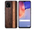 Funda Silicona para Vivo Y01 diseño Madera 05 Dibujos