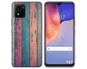 Funda Silicona para Vivo Y01 diseño Madera 10 Dibujos