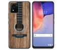 Funda Silicona para Vivo Y01 diseño Madera 11 Dibujos