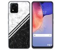 Funda Silicona para Vivo Y01 diseño Mármol 01 Dibujos