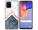 Funda Silicona para Vivo Y01 diseño Mármol 05 Dibujos