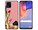 Funda Silicona para Vivo Y01 diseño Brochas Dibujos