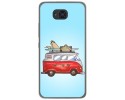 Funda Gel Tpu para Bq Aquaris U2 / U2 Lite Diseño Furgoneta Dibujos