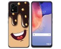 Funda Silicona para Vivo Y01 diseño Helado Chocolate Dibujos