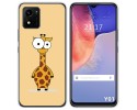 Funda Silicona para Vivo Y01 diseño Jirafa Dibujos