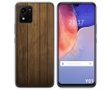 Funda Silicona para Vivo Y01 diseño Madera Dibujos