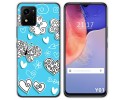Funda Silicona para Vivo Y01 diseño Mariposas Dibujos