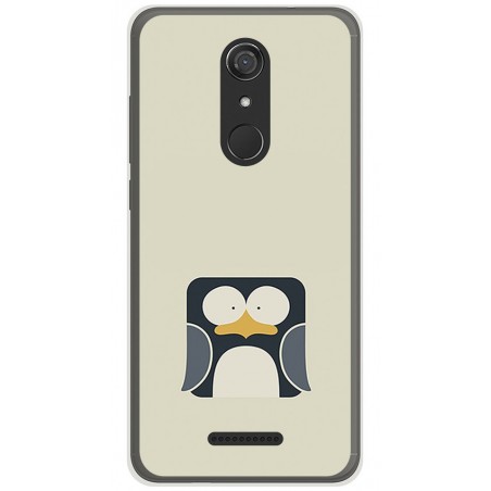 Funda Gel Tpu para Wiko View Diseño Pingüino Dibujos