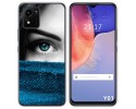 Funda Silicona para Vivo Y01 diseño Ojo Dibujos