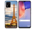 Funda Silicona para Vivo Y01 diseño Paris Dibujos