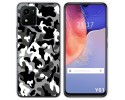Funda Silicona para Vivo Y01 diseño Snow Camuflaje Dibujos