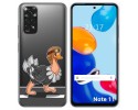 Funda Silicona Transparente para Xiaomi Redmi Note 11 / 11s diseño Avestruz Dibujos