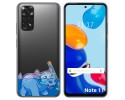 Funda Silicona Transparente para Xiaomi Redmi Note 11 / 11s diseño Hipo Dibujos