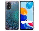 Funda Silicona Transparente para Xiaomi Redmi Note 11 / 11s diseño Mandala Dibujos