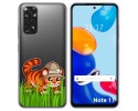 Funda Silicona Transparente para Xiaomi Redmi Note 11 / 11s diseño Tigre Dibujos