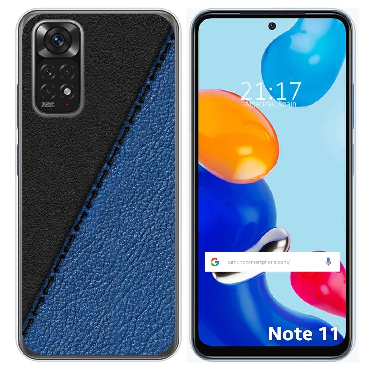 Funda Silicona para Xiaomi Redmi Note 11 / 11s diseño Cuero 02 Dibujos