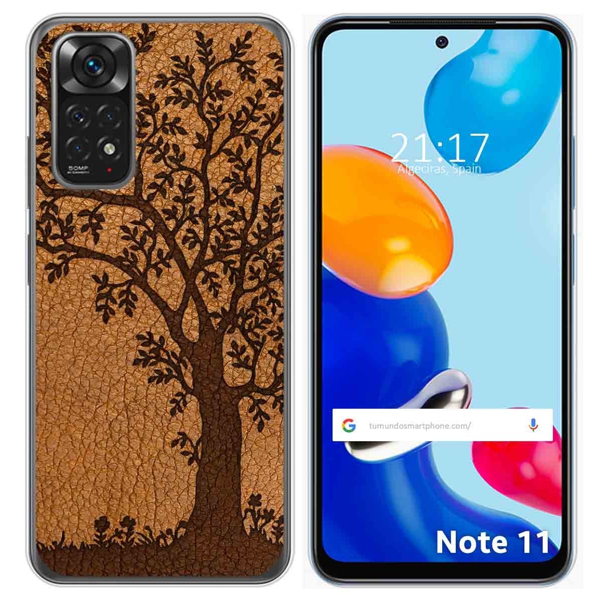 Funda Silicona para Xiaomi Redmi Note 11 / 11s diseño Cuero 03 Dibujos