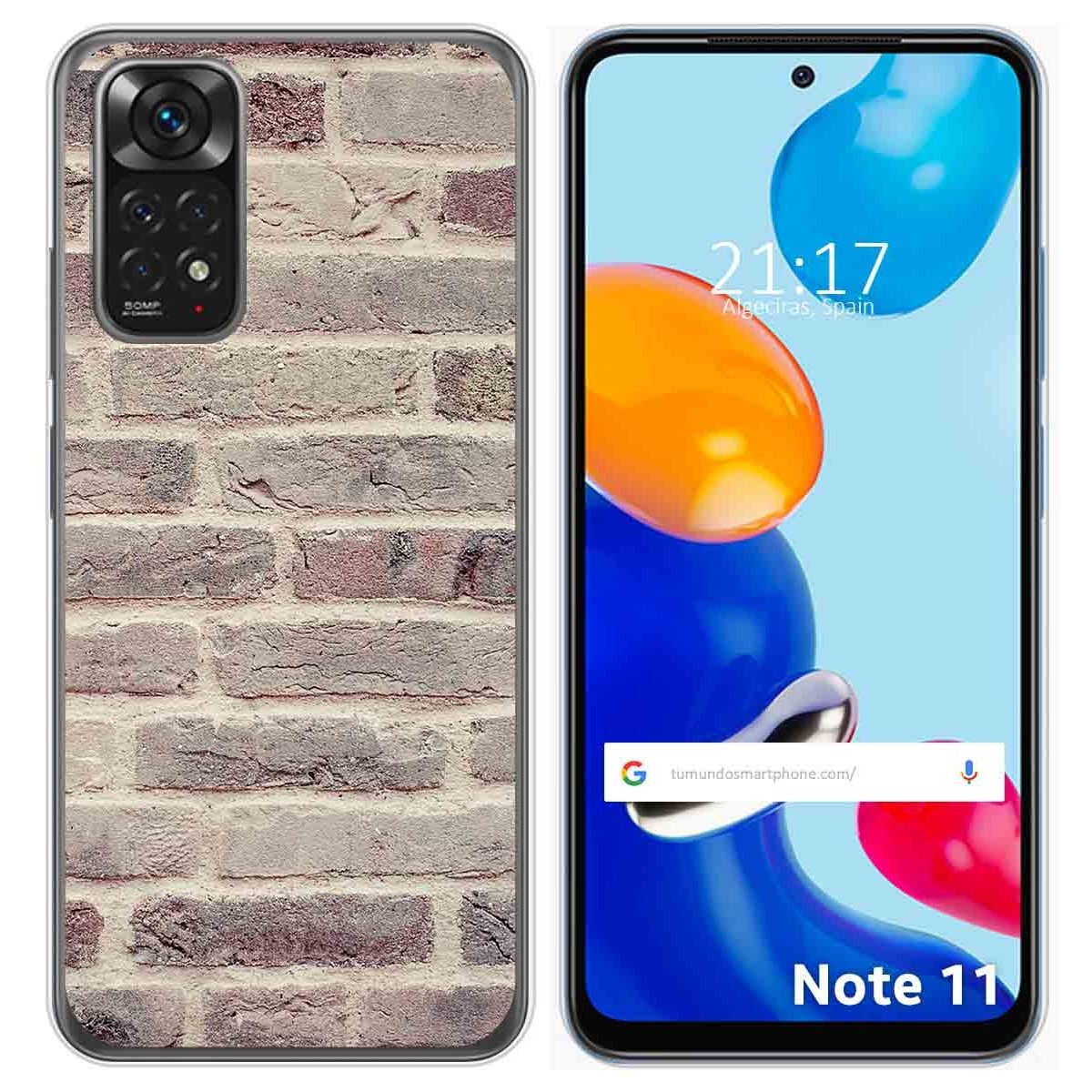 Funda Silicona para Xiaomi Redmi Note 11 / 11s diseño Ladrillo 01 Dibujos