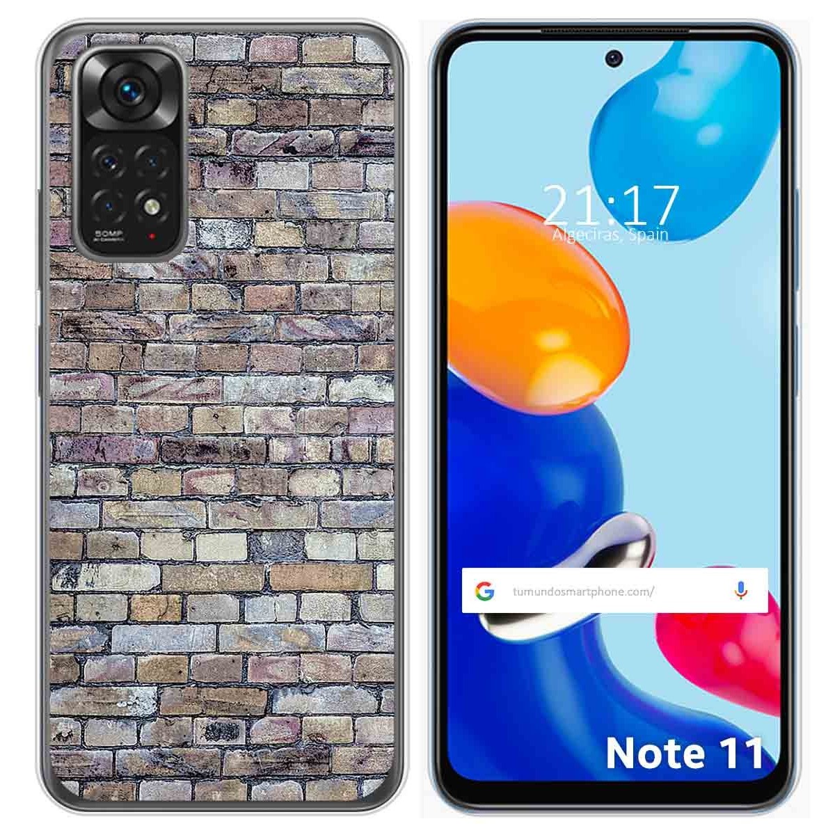 Funda Silicona para Xiaomi Redmi Note 11 / 11s diseño Ladrillo 02 Dibujos