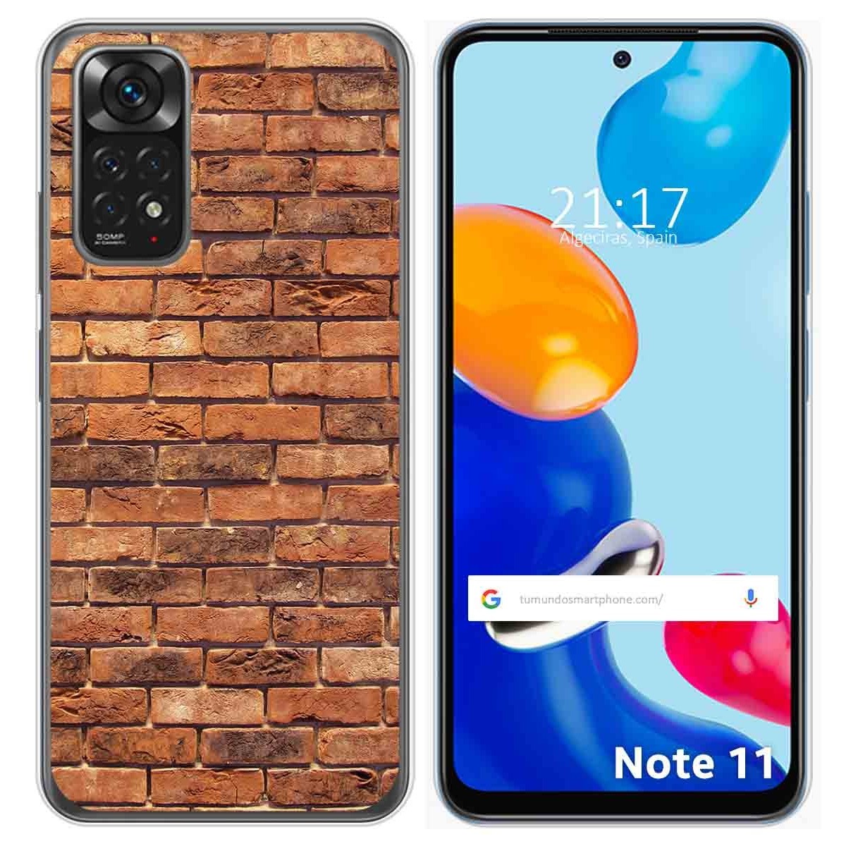 Funda Silicona para Xiaomi Redmi Note 11 / 11s diseño Ladrillo 04 Dibujos