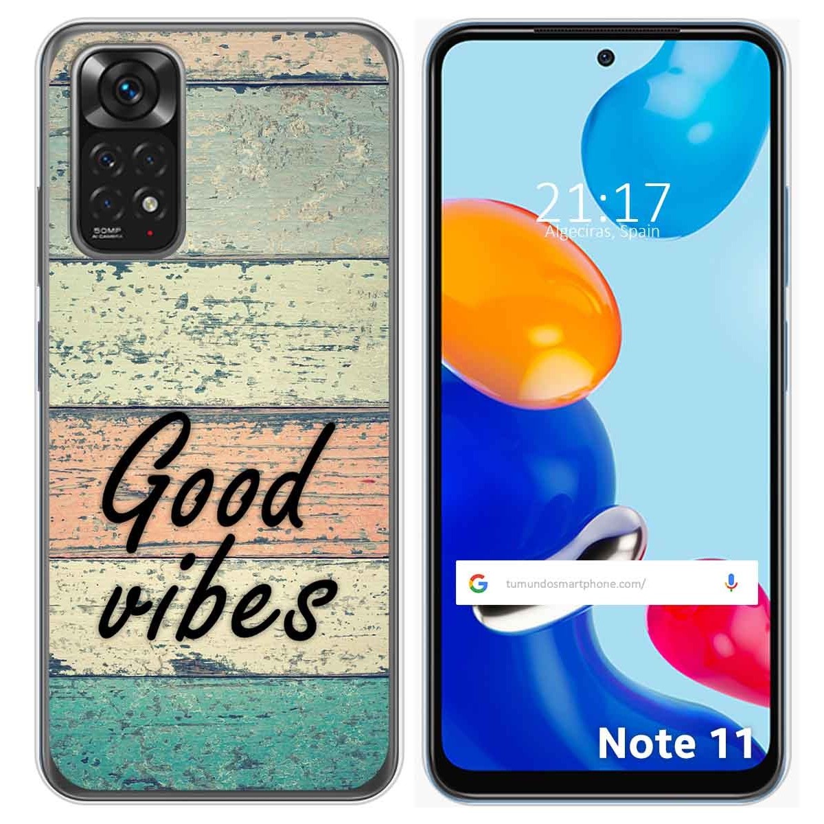 Funda Silicona para Xiaomi Redmi Note 11 / 11s diseño Madera 01 Dibujos