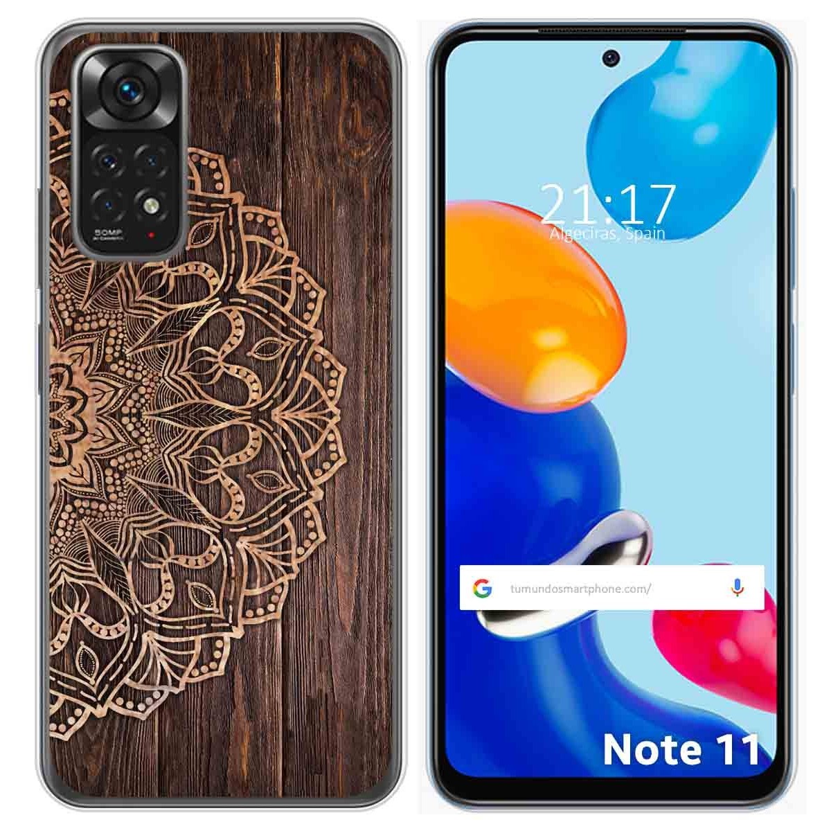 Funda Silicona para Xiaomi Redmi Note 11 / 11s diseño Madera 06 Dibujos